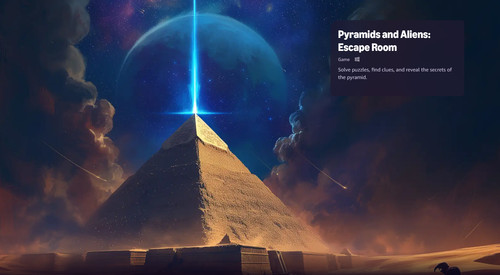 Pyramids and aliens escape - pyramids,